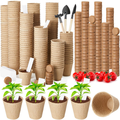 Layhit seed starter pots visual with 2-36 inch pots for easy germination