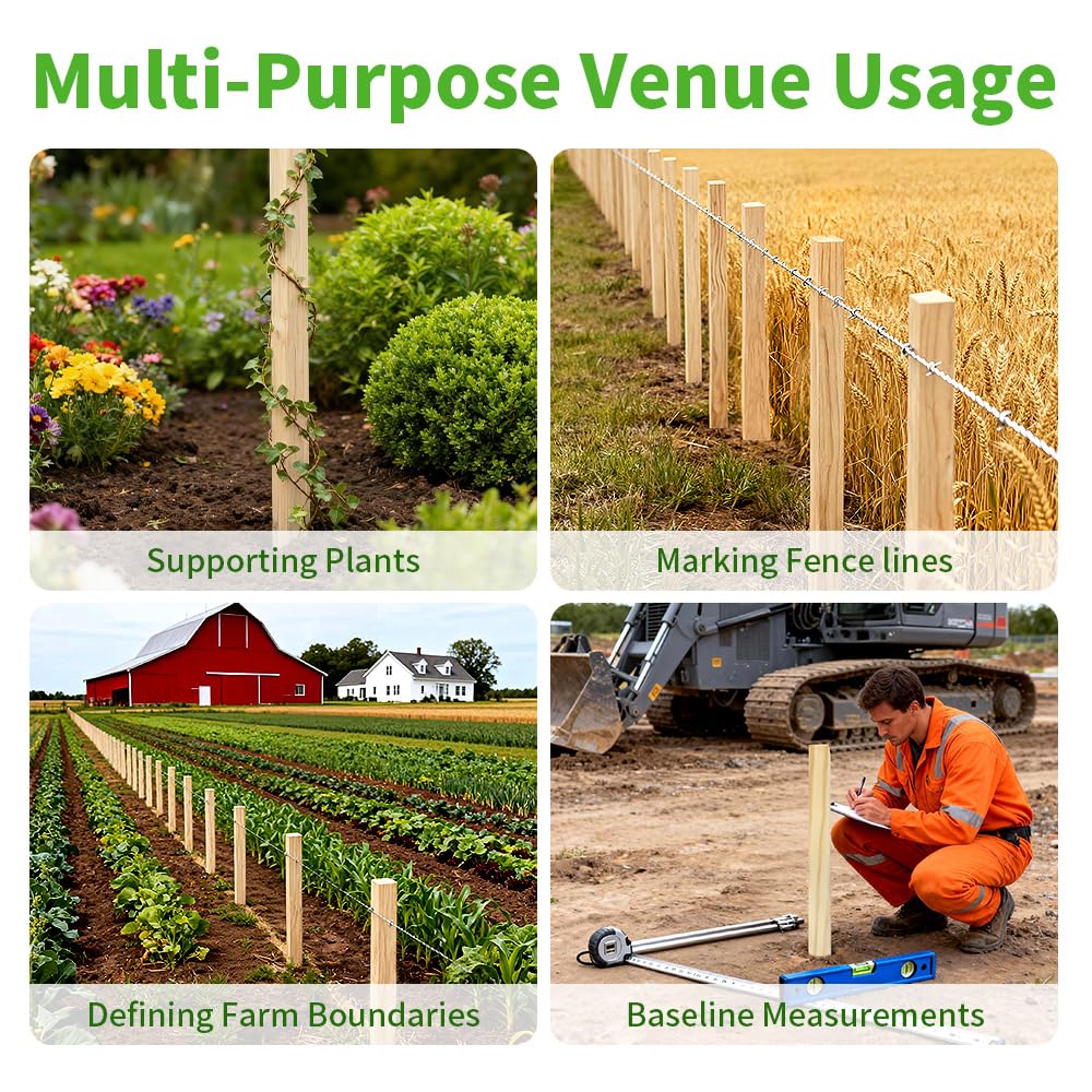 Layrslot durable stakes resist breaking for reliable outdoor signage and plant support.