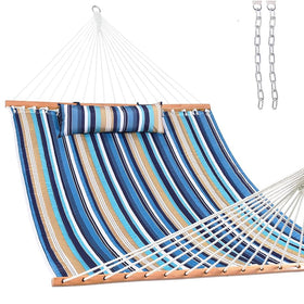 Lazy Daze Hammocks 12 ft quilted double hammock offers two-person outdoor comfort