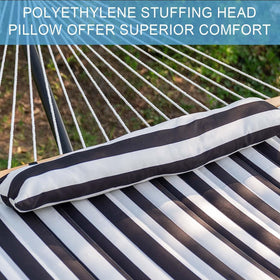 Lazy Daze Hammocks 55in hardwood spreader bar with FSC-certified wood.
