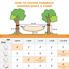 Lazy Daze Hammocks natural tone blends with patio décor for inviting outdoor spaces.