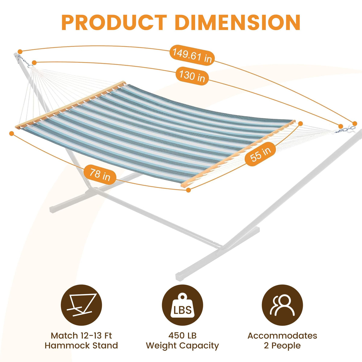 Lazy Daze Hammocks ideal for patios, poolside and beachside lounging.