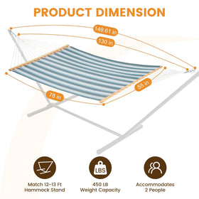 Lazy Daze Hammocks ideal for patios, poolside and beachside lounging.
