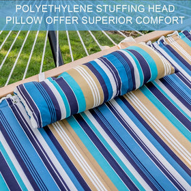Lazy Daze Hammocks reinforced polyester ropes ensure stable, long-lasting hanging outdoors