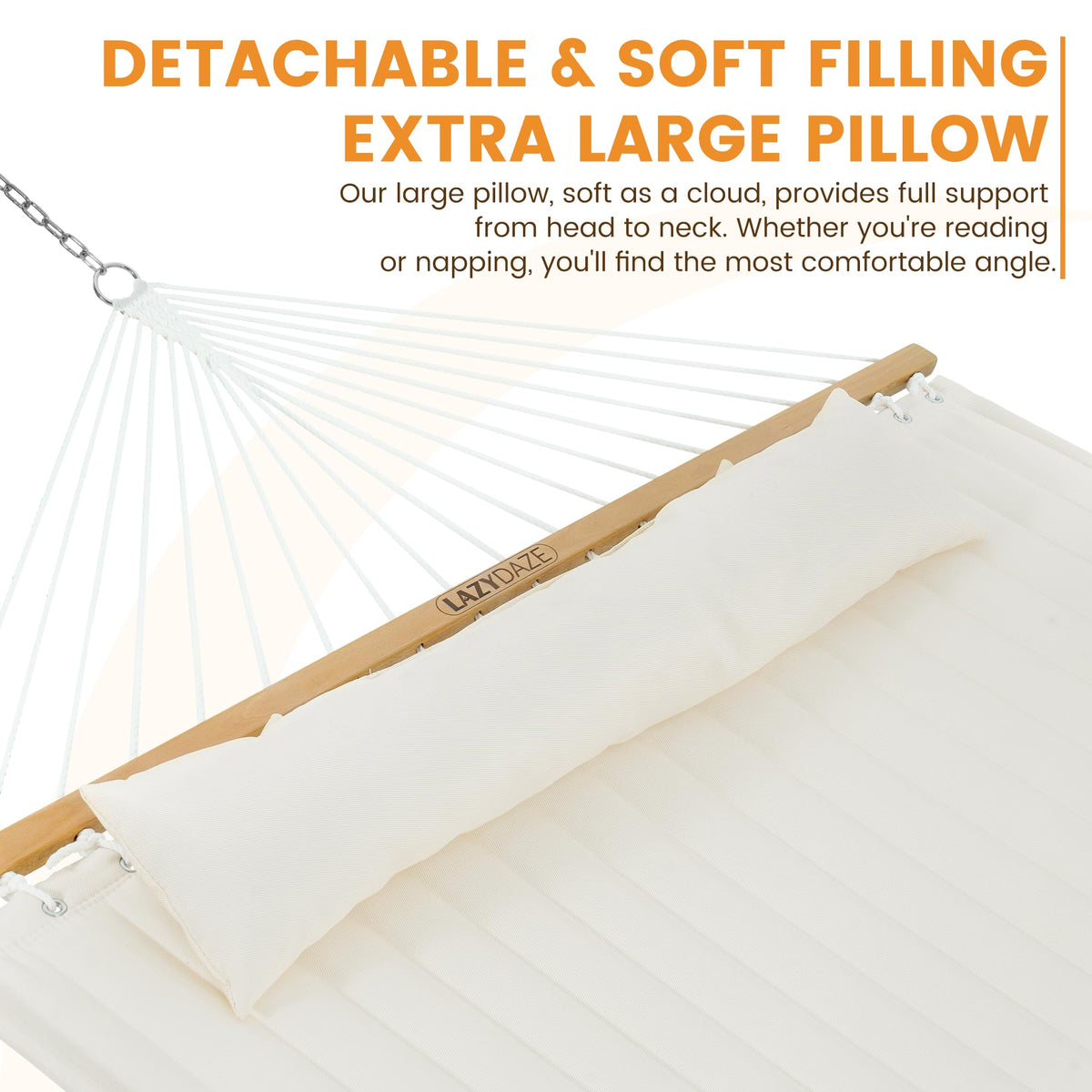 Lazy Daze Hammocks convenient side pocket for easy-access essentials