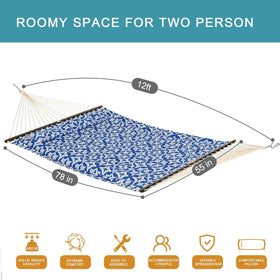 Lazy Daze Hammocks soft padded head pillow adds extra comfort.