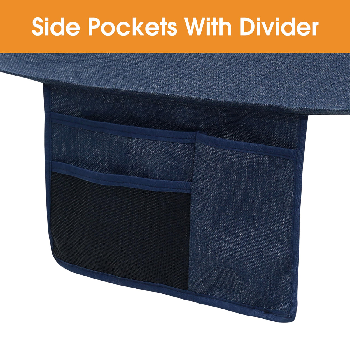 Bed dimensions 78 by 55 inches for two-person comfort in Lazy Daze hammock.