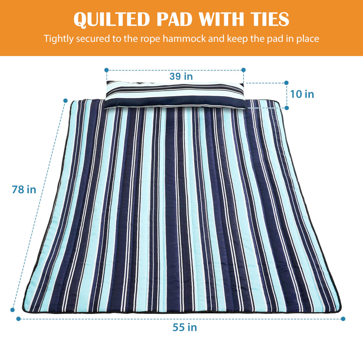 Lazy Daze replacement pad ready for camping trips