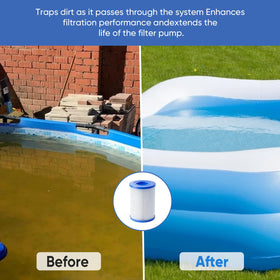 LBLVBNEWD 6CH-940 spa filter in-use illustration demonstrates quick replacement