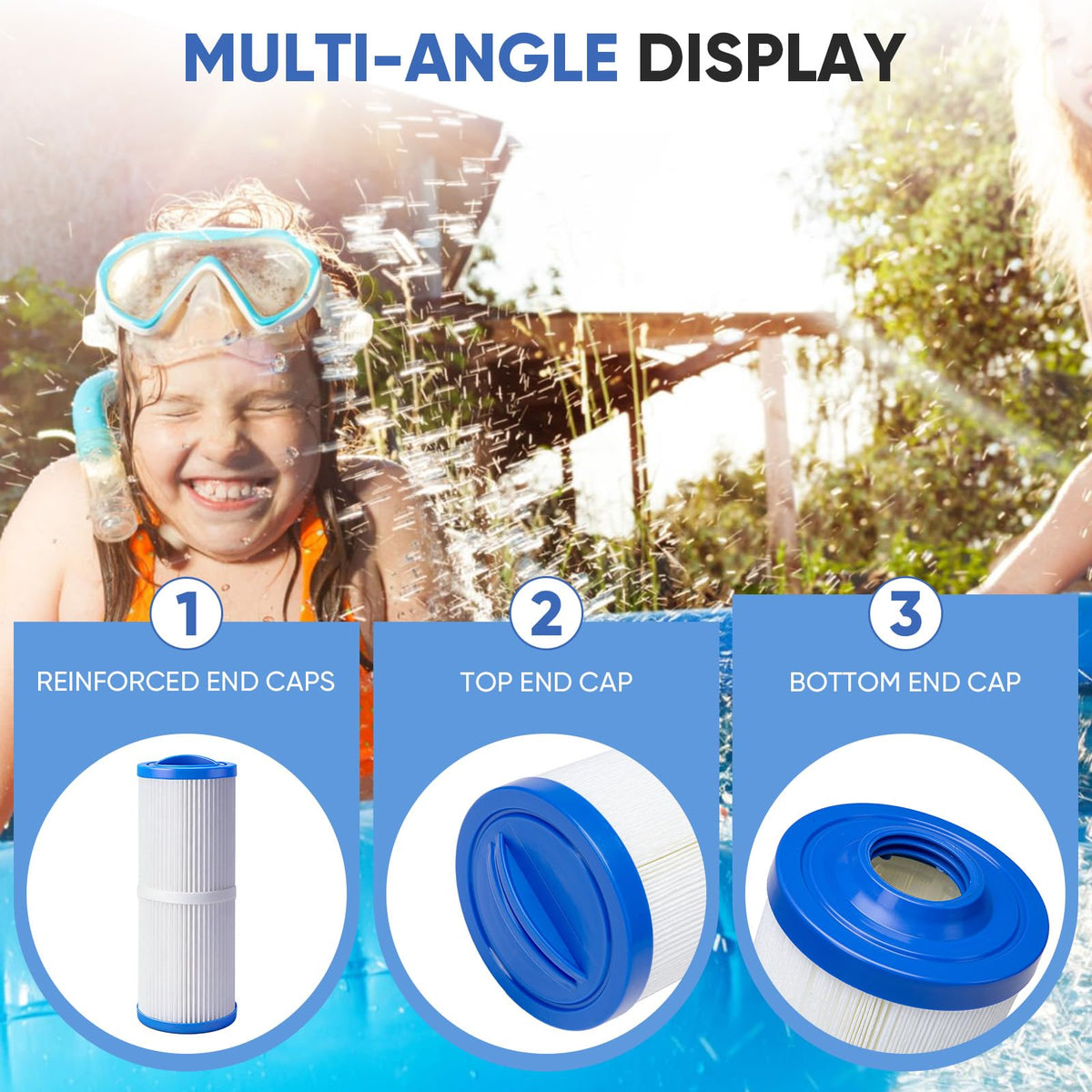 LBLVBNEWD 4CH-949 spa filter top with handle for fast installation