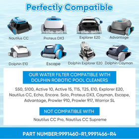 LBLVBNEWD ultra-fine filter basket for Dolphin S100 improves debris capture during cleaning.