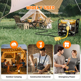 LBSC 1.5 ft compact adapter fits tight camping setups