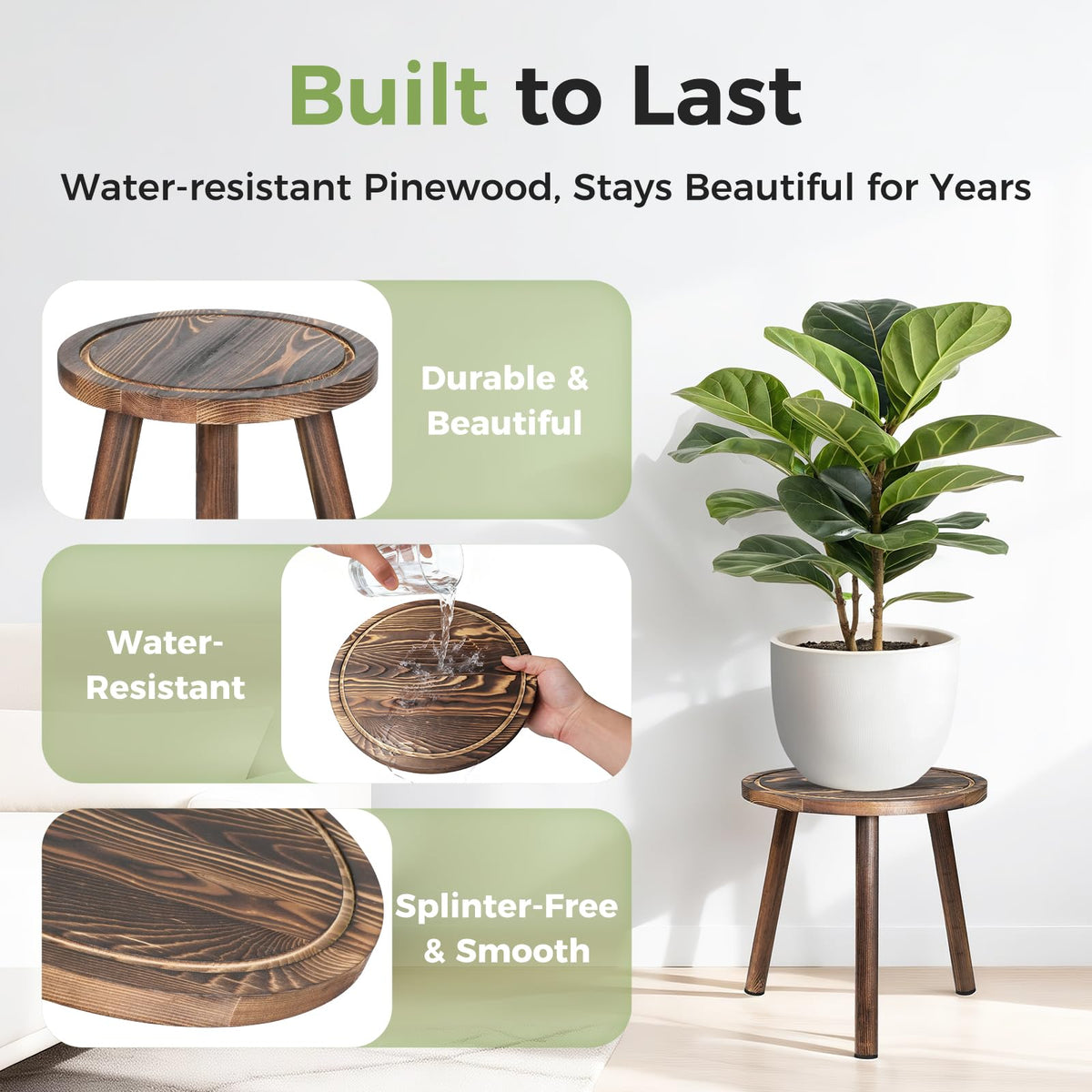 lbsddd 60-second tool-free assembly shows quick setup for indoor plant displays