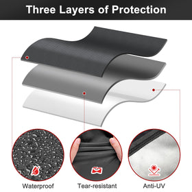 LBTING cover blocks dust and rain to extend grill life.