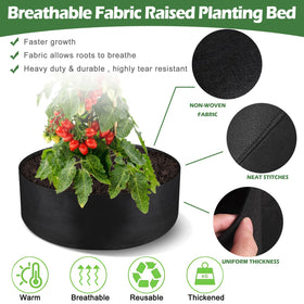 LBTING non-woven gardening bag shows durable construction for outdoor use.
