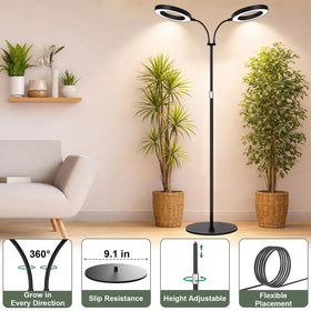 LBW full spectrum light mimics sunlight for healthier indoor growth