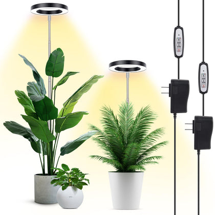 LBW Plant Grow Light full spectrum 72 LEDs supports germination and lush indoor growth.