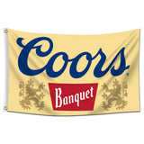 LCFHOME Banquet Beer Flag 3x5ft - Brass-Grommet Banner for Dorms & Outdoors