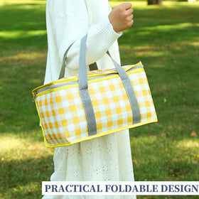 Lchkrep 24L cooler tote with large capacity for 2–3 servings