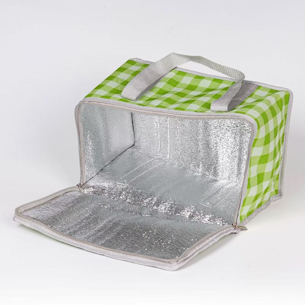 Lchkrep insulated beach bag in green preserves snack temperature