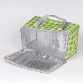 Lchkrep insulated beach bag in green preserves snack temperature