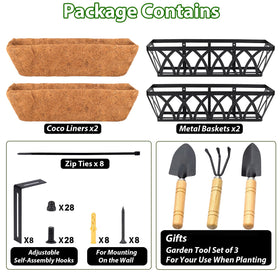 LCHUANG anti-rust coated planter protects outdoor surfaces