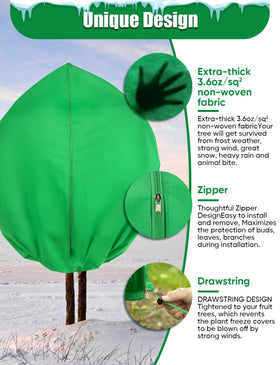 LCHUANG drawstring mouth closure keeps the cover secure in wind