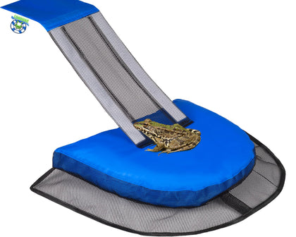 LCHUANG Pro Pool Animal Escape Ramp blue main view; helps wildlife exit safely.