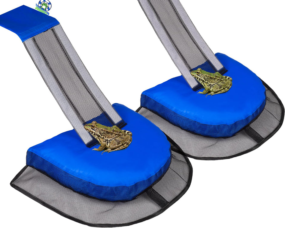 LCHUANG Pro Pool Escape Ramp blue front view supports safe animal exits.