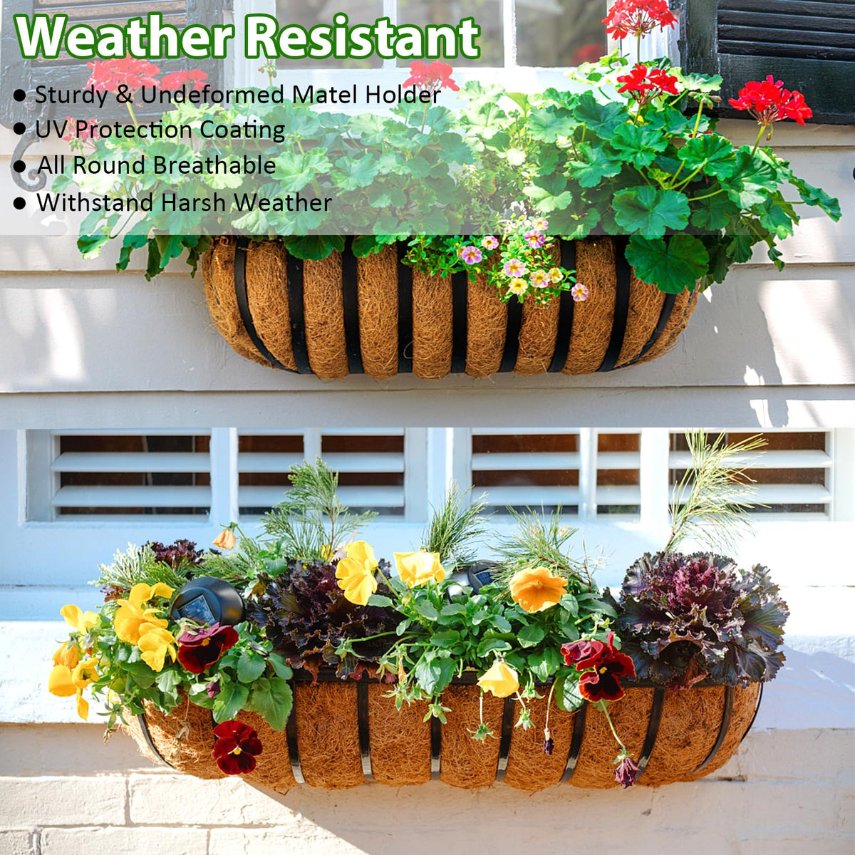 Wall mounting option for LCHUANG railing planter