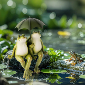 LC LCdecohome smiling frogs yard decor brings cheerful vibes to your garden