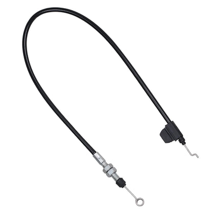 LCMLA brake cable for Bad Boy MZ, close-up of steel core with protective coating.