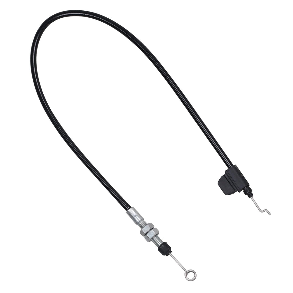 LCMLA brake cable for Bad Boy MZ, close-up of steel core with protective coating.
