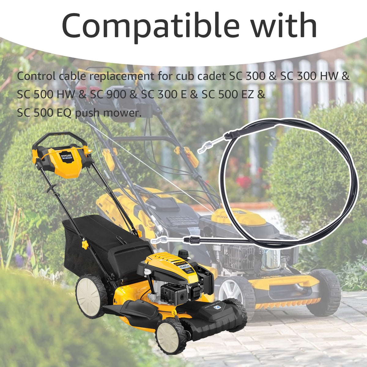 LCMLA installation on a mower demonstrating easy throttle cable setup