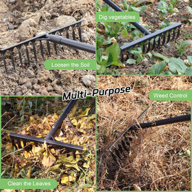 Lcokeiy Bow Rake adjustable length offers versatile setup options.