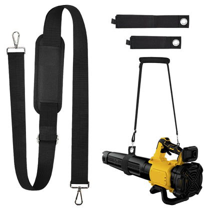 Lconvicely leaf blower strap shows universal compatibility for comfortable operation