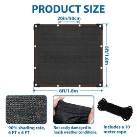 LCYFBE 90% sunblock shade cloth provides outdoor UV protection