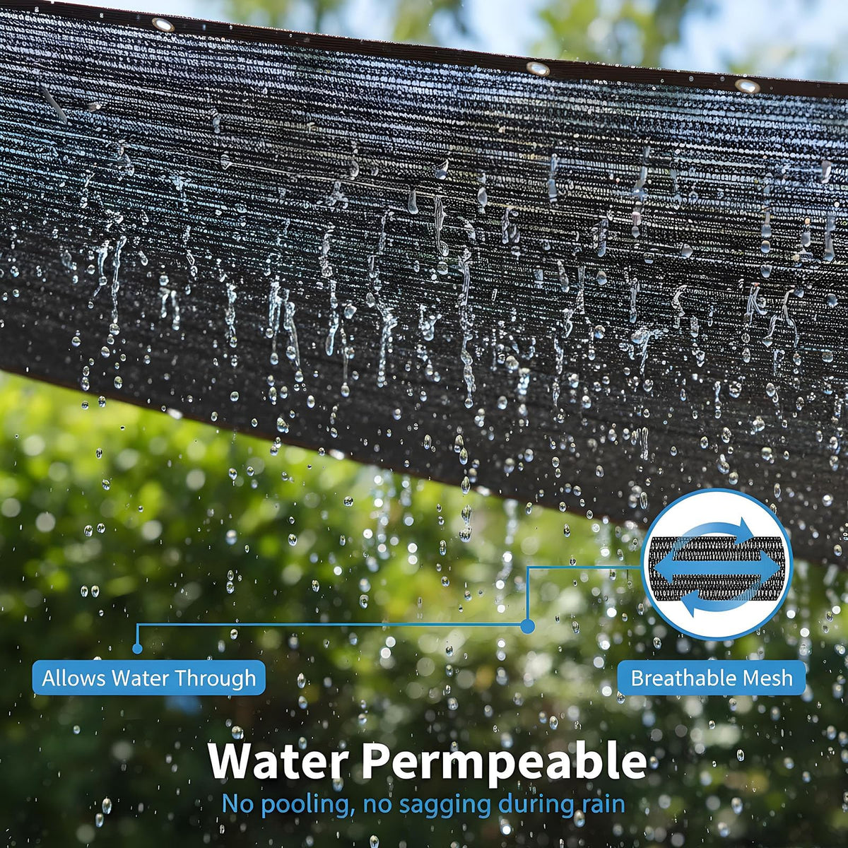 LCYFBE shade fabric for farms, carports, and worksites