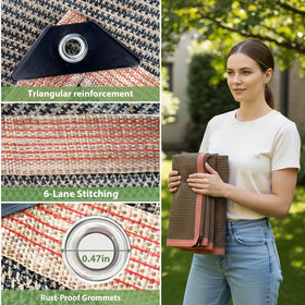 LCYFBE shade cloth promotes air circulation and cooling in outdoor spaces