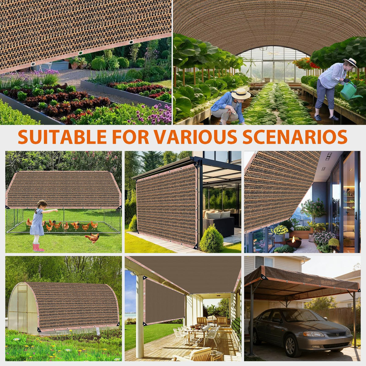 LCYFBE shade cloth suitable for greenhouse use and plant protection