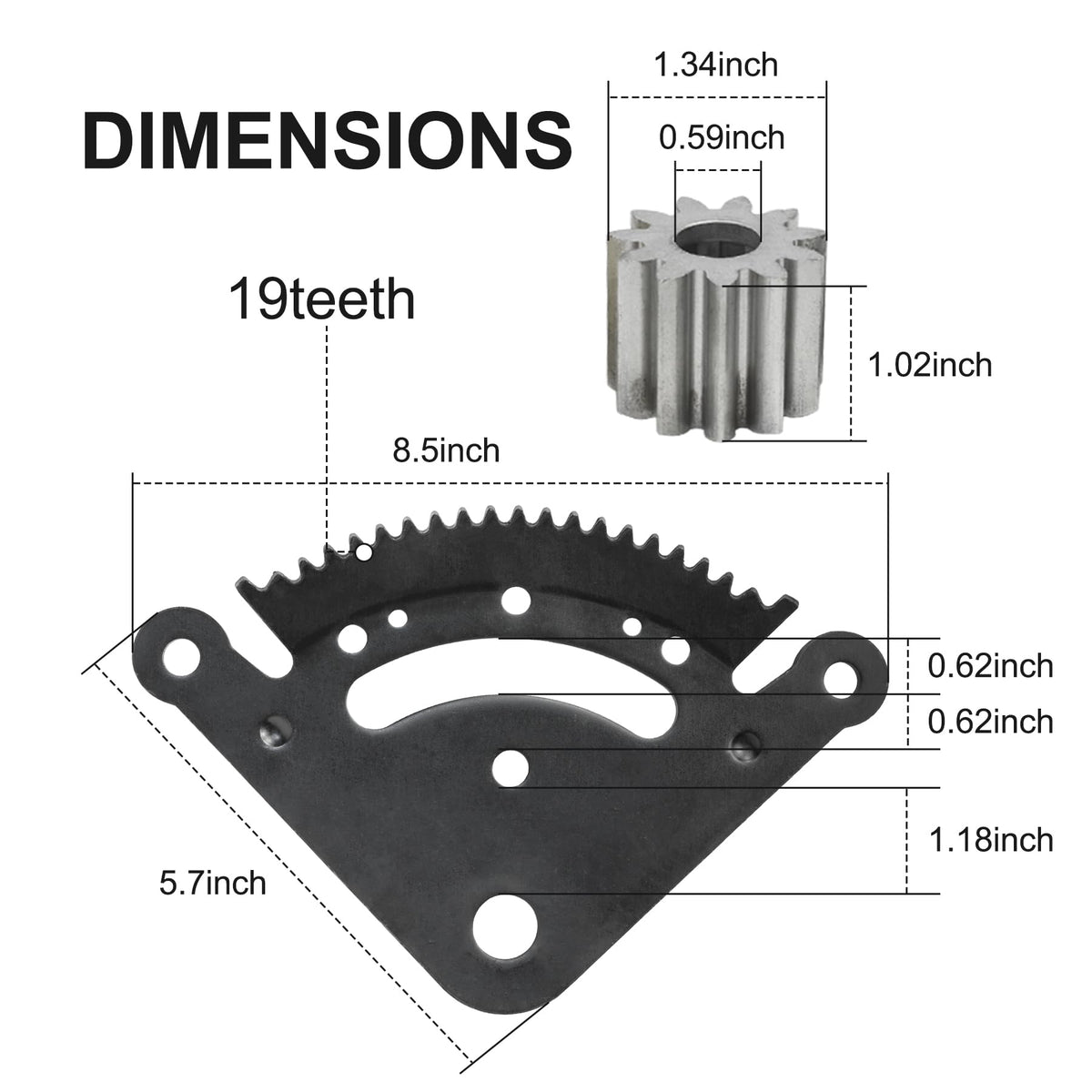 LDMINDA anti-rust coating detail on steering gear surface