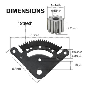 LDMINDA anti-rust coating detail on steering gear surface
