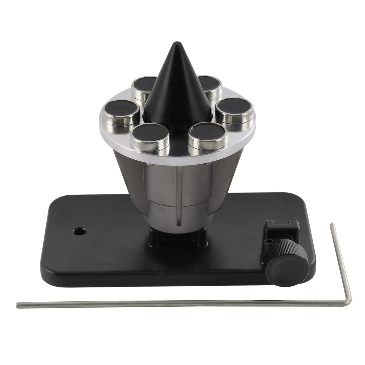 LDMINDA magnetic wall mount balancer shows blade alignment and stability.