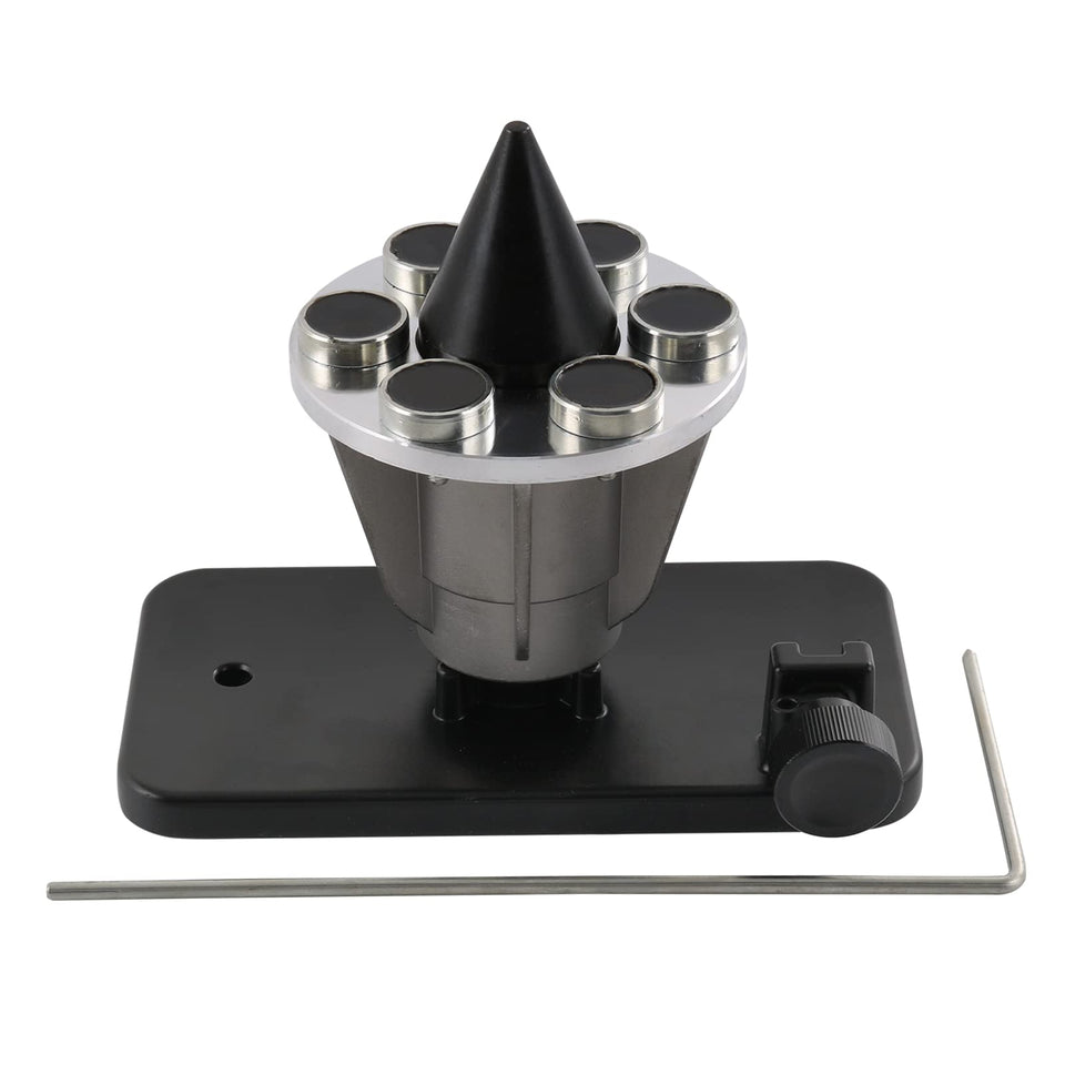 LDMINDA magnetic wall mount balancer shows blade alignment and stability.