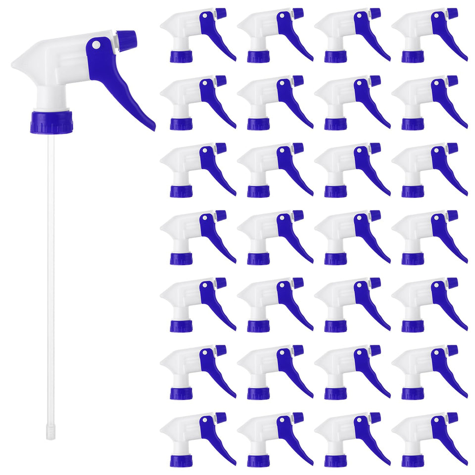 LDXDRU blue spray nozzle set for standard bottles with adjustable mist