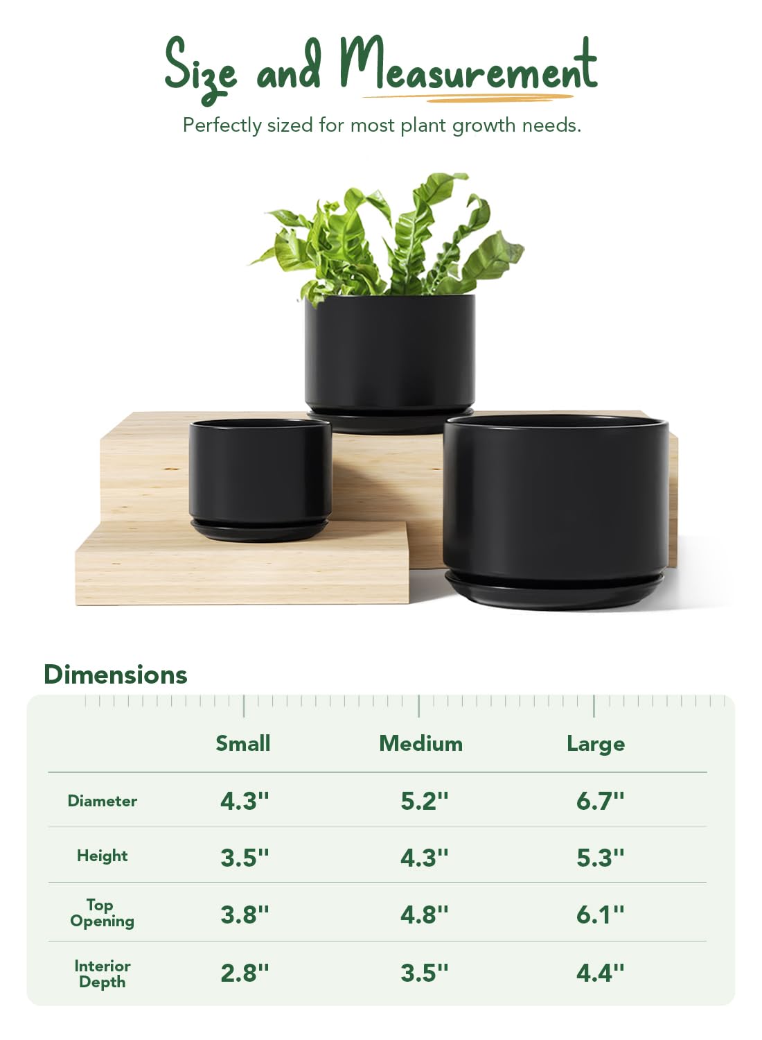 LE TAUCI indoor-outdoor pots withstand temperature changes and daily use.