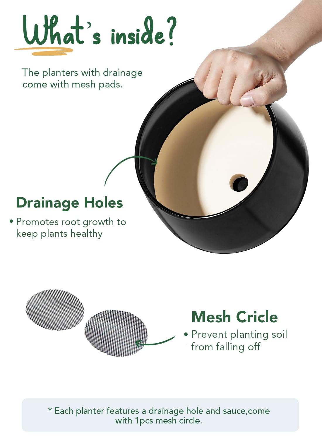LE TAUCI wax-modern ceramic pot features a curved silhouette.