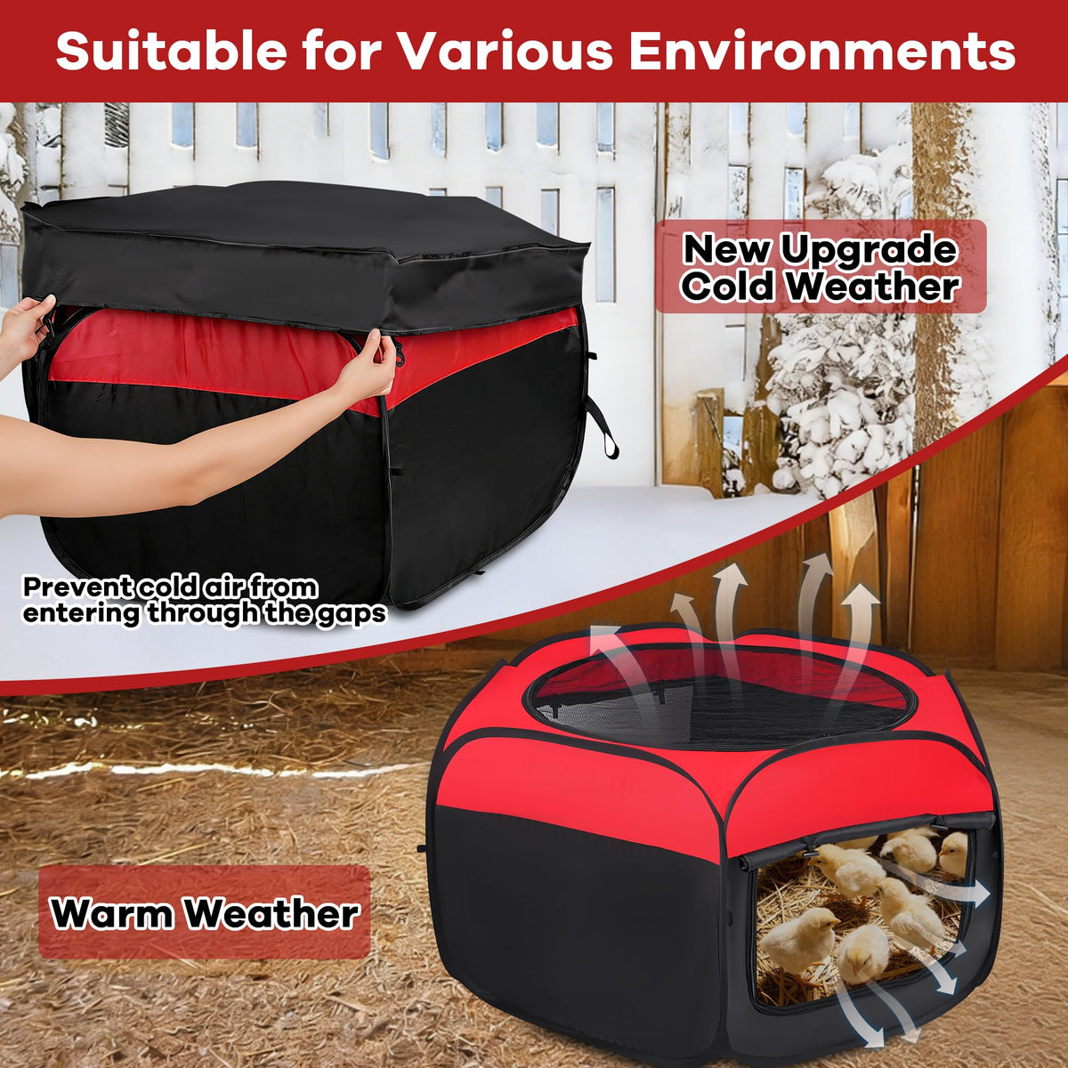 Leadinor Brooder Box cleaning-friendly design with quick wash.