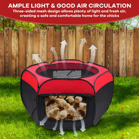 Leadinor Brooder Box indoors and outdoors for flexible use.
