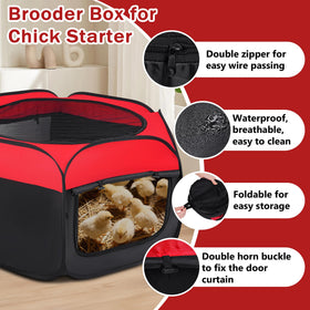 Leadinor Brooder Box insulation creates a stable warm environment.